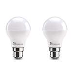 Syska LED SRL 3W 5W- 2 Base B22- LED Bulb Combo (Pack of 2, White)